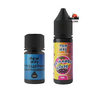 Набір New Way Ice Mango Grape Ice (Манго Виноград Лід) 15 мл 50 мг