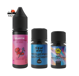 Набір PUFS Bubble Gum (Жуйка) 15 мл 65 мг