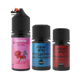 Набір PUFS Bubble Gum (Жуйка) 30 мл 50 мг