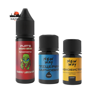 Набір PUFS Cherry Lemonade (Вишневий лимонад) 15 мл 25 мг