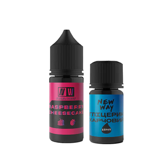 Набір New Way Raspberry Cheesecake (Малиновий чізкейк) 30 мл 10 мг