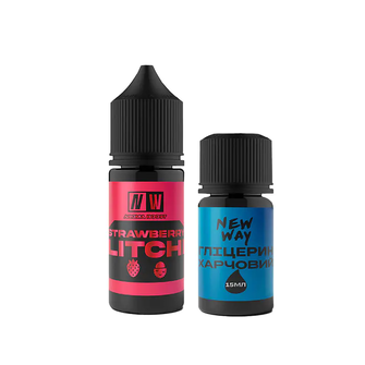 Набір New Way Strawberry Litchi (Полуниця Лічі) 30 мл 65 мг