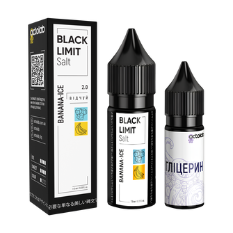 Набір Octobar Black Limit Banana Ice (Банан Лід) 15 мл 65 мг