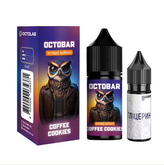 Набір Octobar NFT Coffee Cookies (Капучино Печиво) 30 мл 50 мг