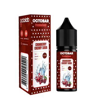Набір Octobar Fresh & Sour Cranberry Cherry Soda (Содова з журавлиною та вишнею) 15 мл 65 мг