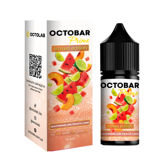 Набор Octobar Prime Watermelon Peach Lime (Арбуз Персик Лайм) 30 мл 65 мг Набор Octobar Prime Watermelon Peach Lime (Арбуз Персик Лайм) 30 мл 65 мг