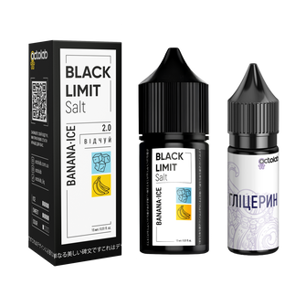 Набір Octobar Black Limit Banana Ice (Банан Лід) 30 мл 65 мг