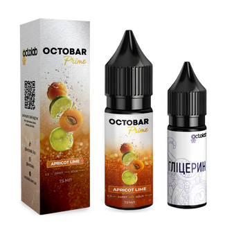 Набір Octobar Prime Apricot Lime (Абрикосовий лайм) 15 мл 50 мг