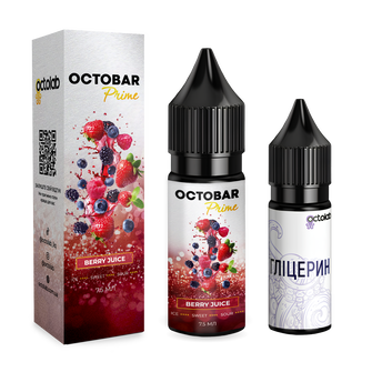 Набор Octobar Prime Berry Juice (Ягодный сок) 15 мл 50 мг