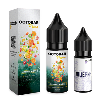 Набір Octobar Prime Citrus Candy (Цитрусові цукерки) 15 мл 50 мг