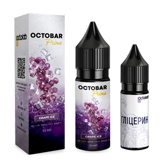 Набір Octobar Prime Grape Ice (Виноград Лід) 15 мл 50 мг