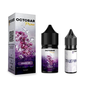 Набір Octobar Prime Grape Ice (Виноградний лід) 30 мл 50 мг