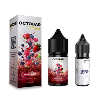 Набор Octobar Prime Berry Juice (Ягодный сок) 30 мл 65 мг