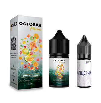Набір Octobar Prime Citrus Candy (Цитрусові цукерки) 30 мл 65 мг