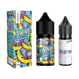 Набір Octobar Twins Banana Ice (Банан Лід) 30 мл 50 мг