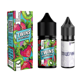 Набір Octobar Twins Kiwi Strawberry (Ківі Полуниця) 30 мл 50 мг