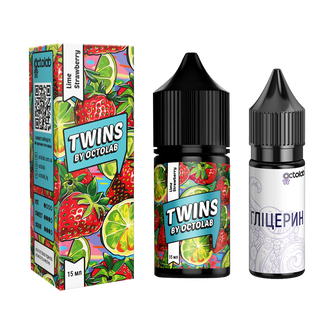 Набір Octobar Twins Kiwi Strawberry (Ківі Полуниця) 30 мл 65 мг