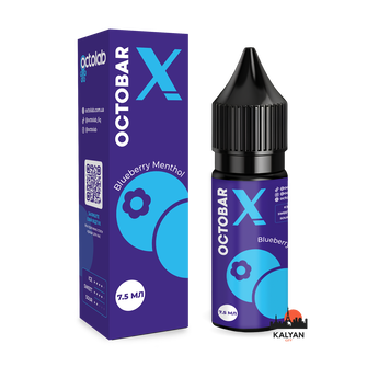Набір Octobar X Blueberry Menthol (Чорниця Ментол) 15 мл 50 мг
