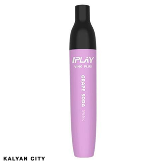 IPLAY VINO PLUS Grape Soda (Виноградная Газировка) 5% 1000 puff