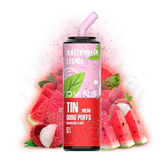 Ovns Tin Watermelon Lychee 6000 puffs (Кавун Лічі)