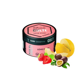 Тютюн CULTt Strong DS35 Love Story (Маракуя Диня Полуниця) 100г