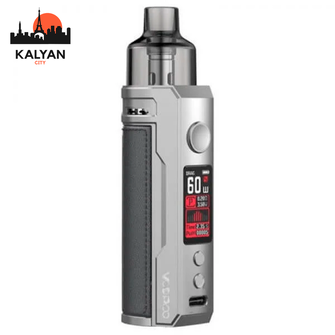 Pod Mod VooPoo Drag X 80W Silver Dark Grey (Сріблясто-сірий)