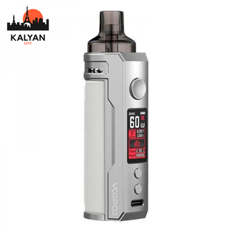 Pod Mod VooPoo Drag X 80W Silver White (Сріблясто-білий)