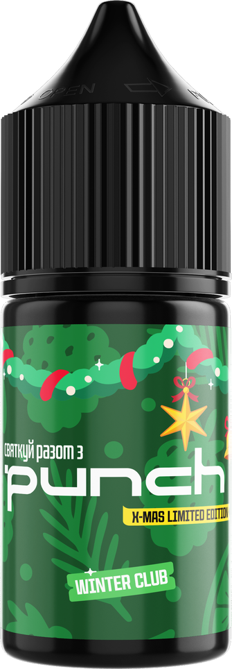 Набор Punch Christmas Edition Winter Club (Малина Лайм Хвоя) 30 мл 65 мг
