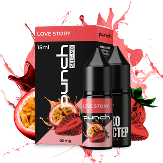 Набір Punch Love Story (Груша Полуниця Маракуя) 15 мл 65 мг