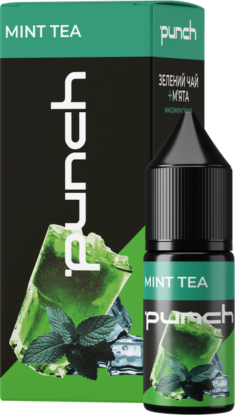 Набір Punch Mint Tea (Зелений чай М'ята) 10 мл 50 мг Набір Punch Mint Tea (Зелений чай М'ята) 10 мл 50 мг