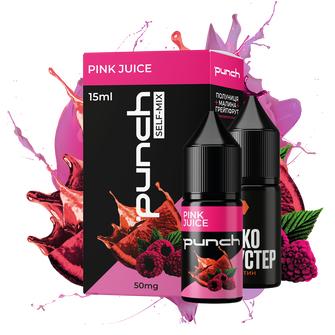 Набір Punch Pink Juice (Грейпфрут Малина Полуниця) 15 мл 50 мг