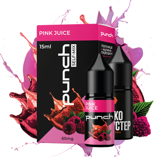 Набор Punch Pink Juice (Грейпфрут Малина Клубника) 15 мл 65 мг