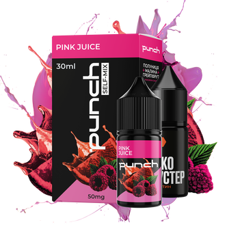 Набор Punch Pink Juice (Грейпфрут Малина Клубника) 30 мл 50 мг