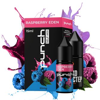 Набір Punch Raspberry Eden (Рожева та блакитна малина Ожина) 15 мл 65 мг
