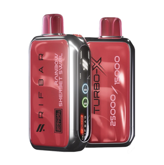 RIF BAR TURBO-X 25000 Rainbow Sherbet Swirl (Фруктовий мікс Лід)