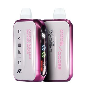RIF BAR TURBO-X 25000 Sour Grape Cotton Candy (Кислий виноград Солодка вата)