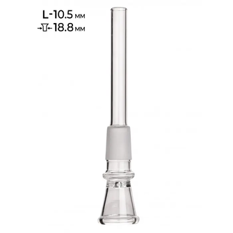Шліф скляний Mistiq Clear (Прозорий) 10.5 см, 18.8 мм