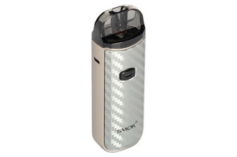 Pod Mod Smok Nord 50W Kit 1800 мАг Silver Carbon Fiber (Срібний карбон)