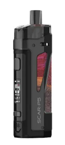 Pod Mod Smok SCAR-P5 Red Stabilizing Wood (Червоно-чорний)