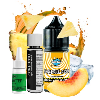 Набір Sour Boom Pineapple Peach (Ананас Персик) 15 мл 50 мг