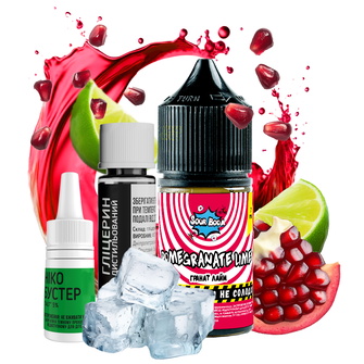 Набір Sour Boom Pomegranate lime (Гранат Лайм) 15 мл 50 мг