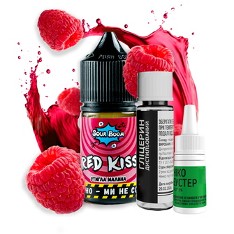 Набір Sour Boom Red kiss (Малина) 15 мл 50 мг
