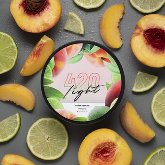 Табак 420 Light Лайм Персик 250г