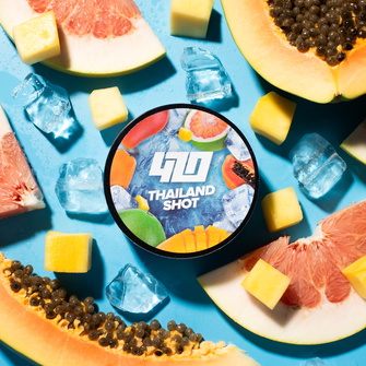 Тютюн 420 Thailand Shot (Манго Помело Папая Лід) 100г