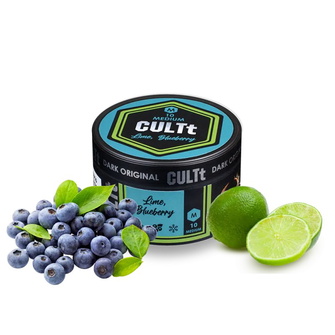 Тютюн CULTt Medium M10 Lime Blueberry (Чорниця Лайм) 100г