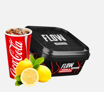 Табак Flow Кола с Лимоном 250г