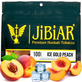 Тютюн Jibiar Ice Gold Peach (Лід Персик) 100г