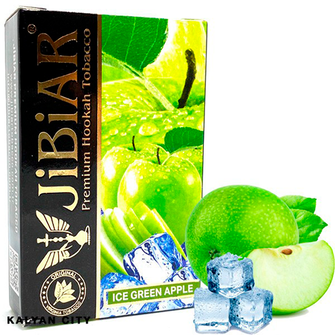 Табак Jibiar Ice Green Apple (Зеленое яблоко Лед) 50г