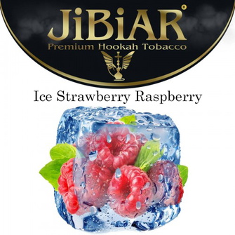 Тютюн Jibiar Ice Strawberry Raspberry (Полуниця Малина Лід) 100г