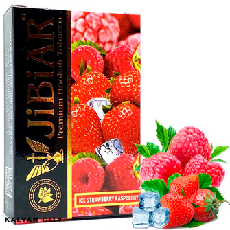Тютюн Jibiar Ice Strawberry Raspberry (Полуниця Малина Лід) 50г